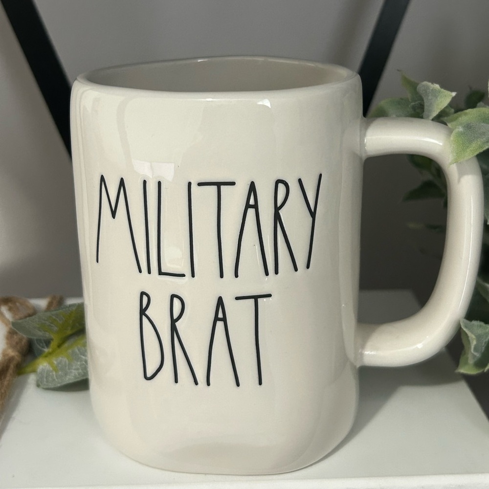 Rae Dunn Military Brat Mug